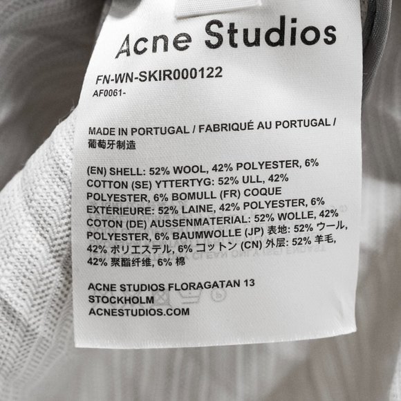 Acne Studios Accordion Pleat Skirt - Picture 8 of 9